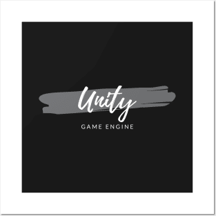 Unity Game Engine Paint Smear Posters and Art